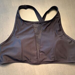 Time and Tru Black Bikini Top